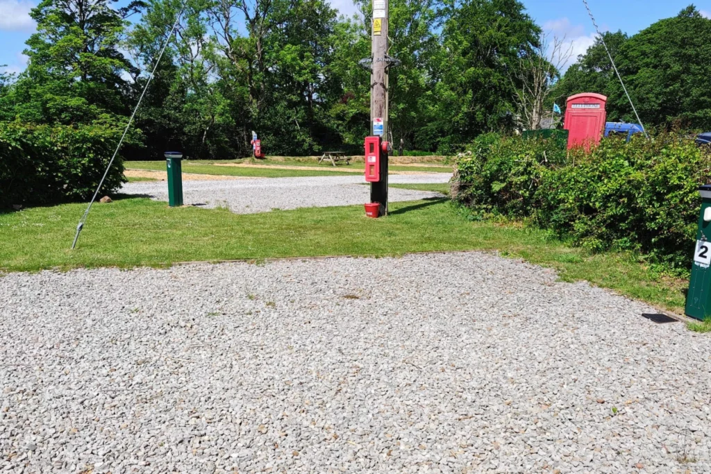 The Old Post Office Campsite - Fully-serviced Hardstanding and Grass Touring Pitch (super)